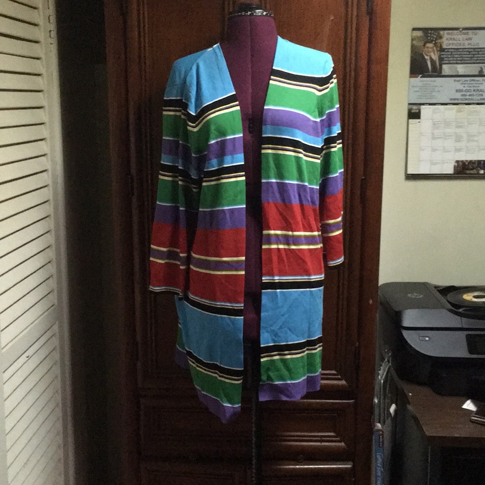 Rainbow colors cardigan